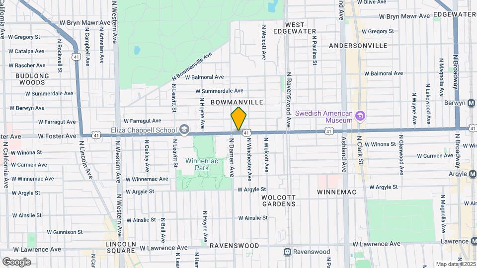 1969 W Foster Ave Mapa y Detalles de la Ubicación