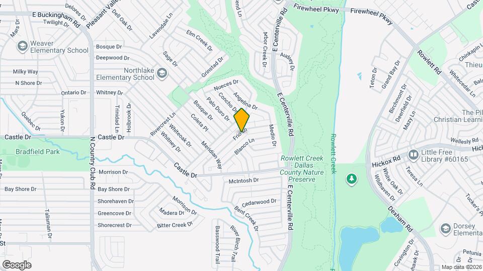 1402 Frio Ln Map and Location Details