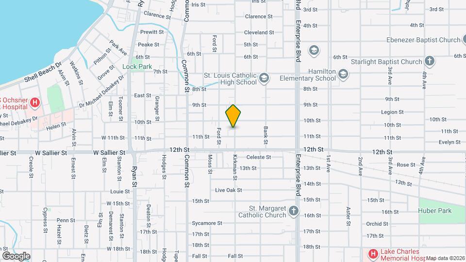 1810 Kirkman St Map and Location Details