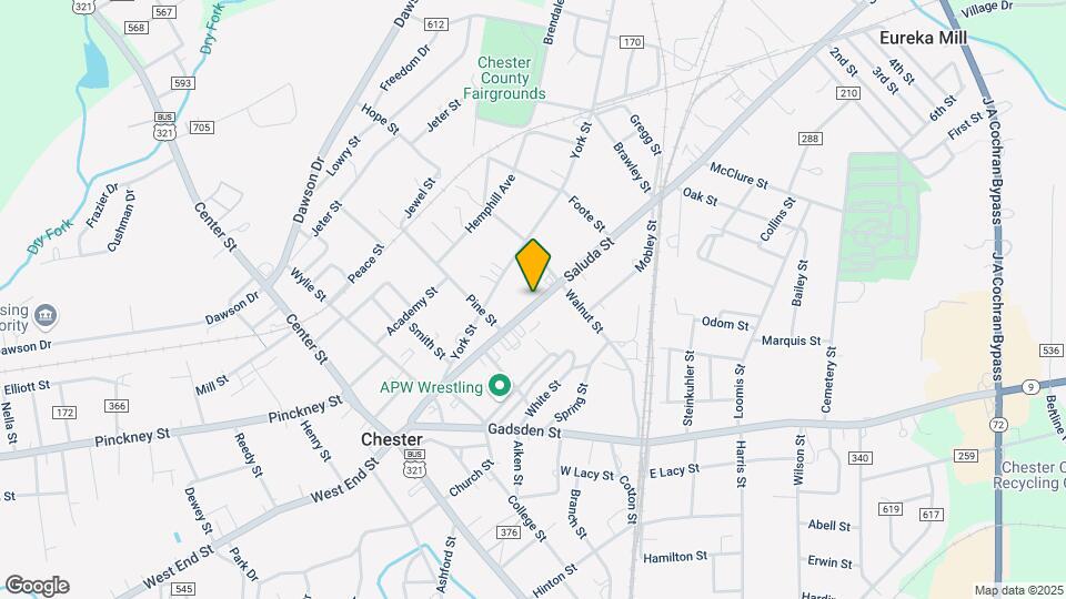134 Saluda St Mapa y Detalles de la Ubicación