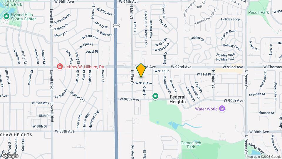Northridge Apartments & Storage Map and Location Details