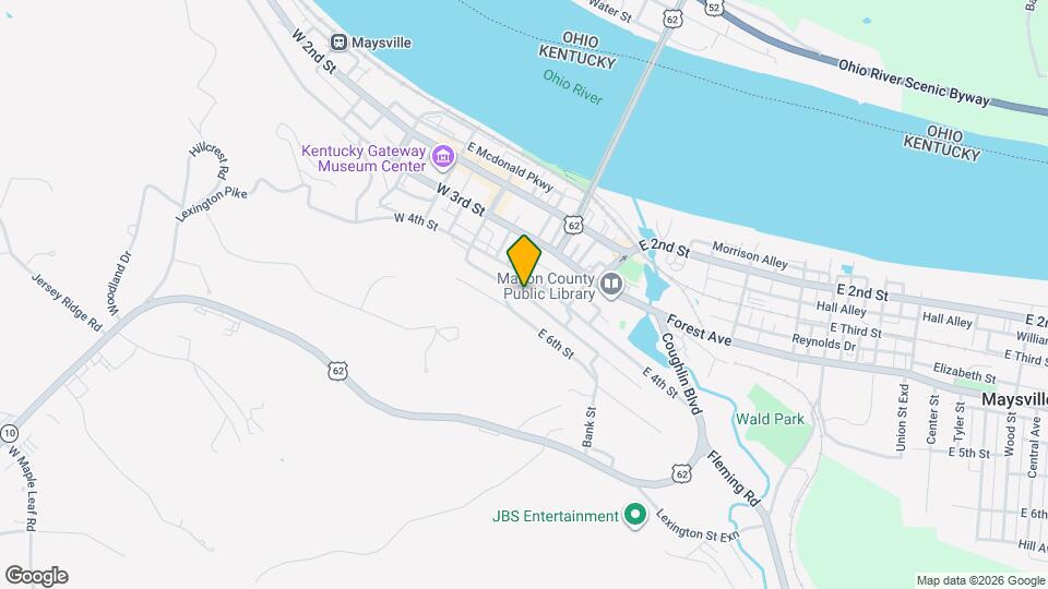 115 E 5th St Map and Location Details