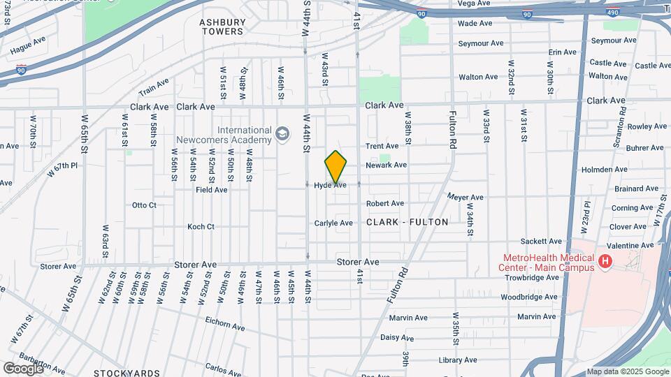 4217 Hyde Ave Mapa y Detalles de la Ubicación