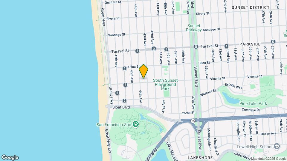 3230 Vicente St Mapa y Detalles de la Ubicación