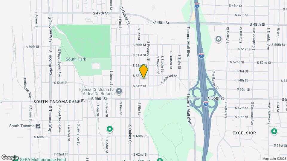 5309 S Fife St Map and Location Details