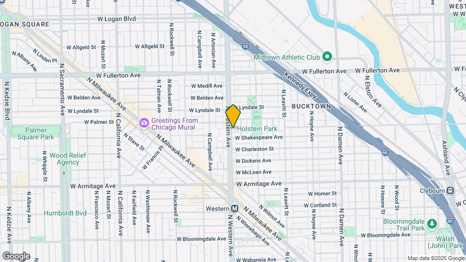 2143 N Western Ave Mapa y Detalles de la Ubicación