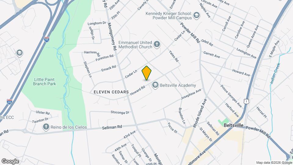 4300 Howard Rd Map and Location Details