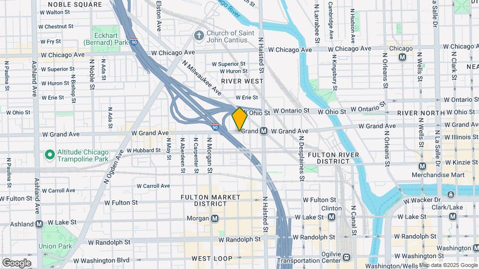851 W Grand Ave.-Unit -2/2 Map and Location Details