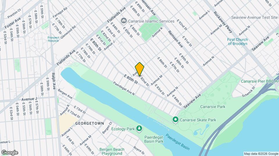 1222 E 82nd St Map and Location Details