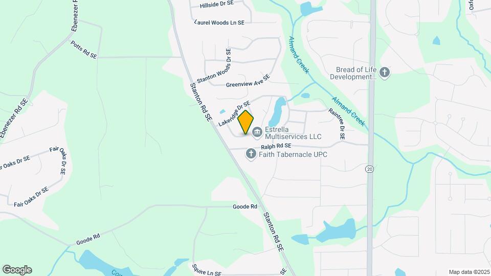 595 Lakeridge Cir SE Map and Location Details