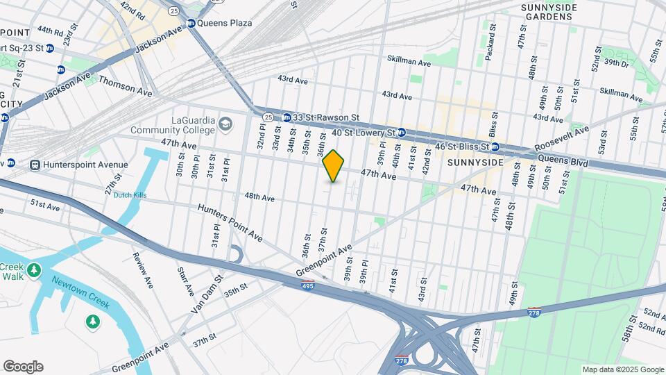 47-31 37th St Mapa y Detalles de la Ubicación
