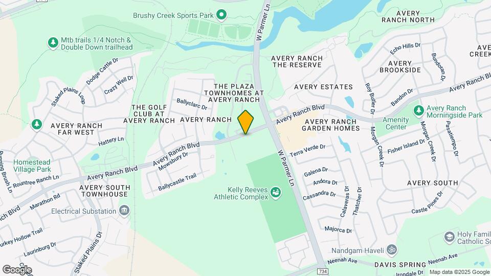 14815 Avery Ranch Blvd Mapa y Detalles de la Ubicación