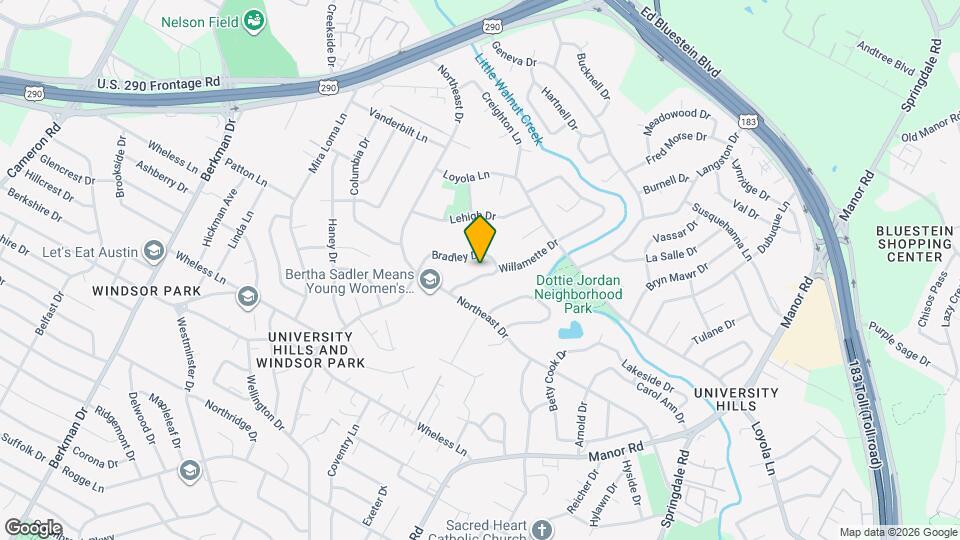 6602 Willamette Dr Map and Location Details