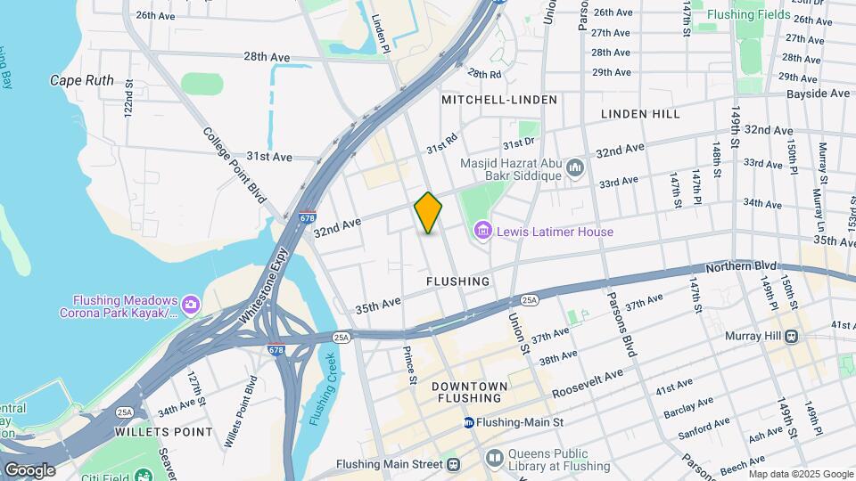 35-15 Farrington St Mapa y Detalles de la Ubicación