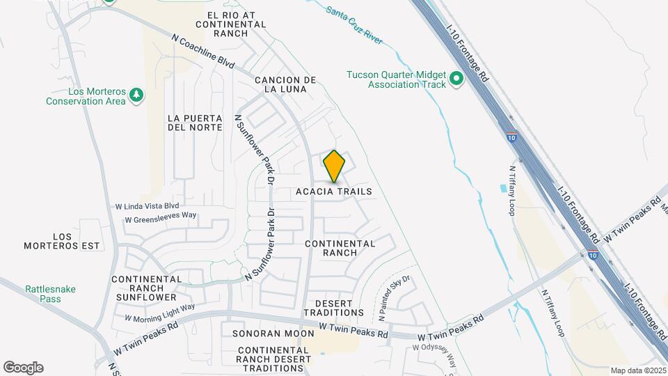 9665 N Deimos Dr Map and Location Details