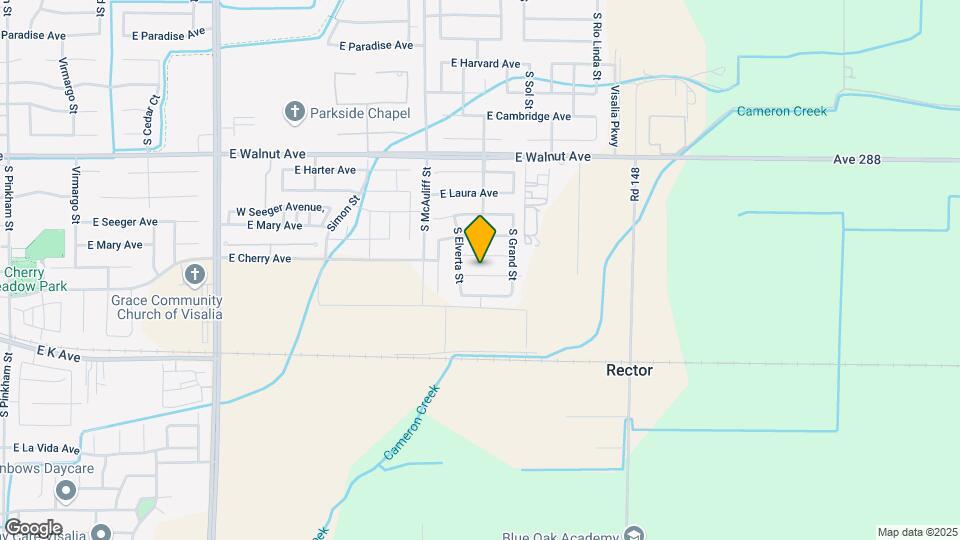 3842 E Evergreen Ave Map and Location Details