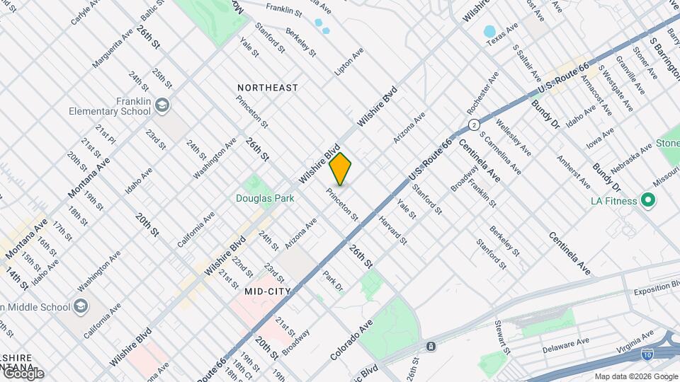 2711 Arizona Ave Map and Location Details