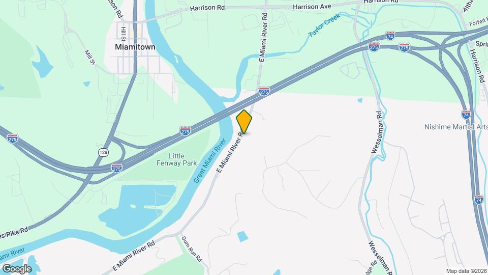 6320 E Miami River Rd Map and Location Details