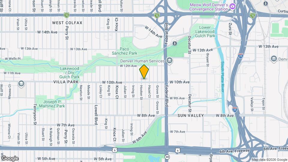 1000 Hooker St Mapa y Detalles de la Ubicación