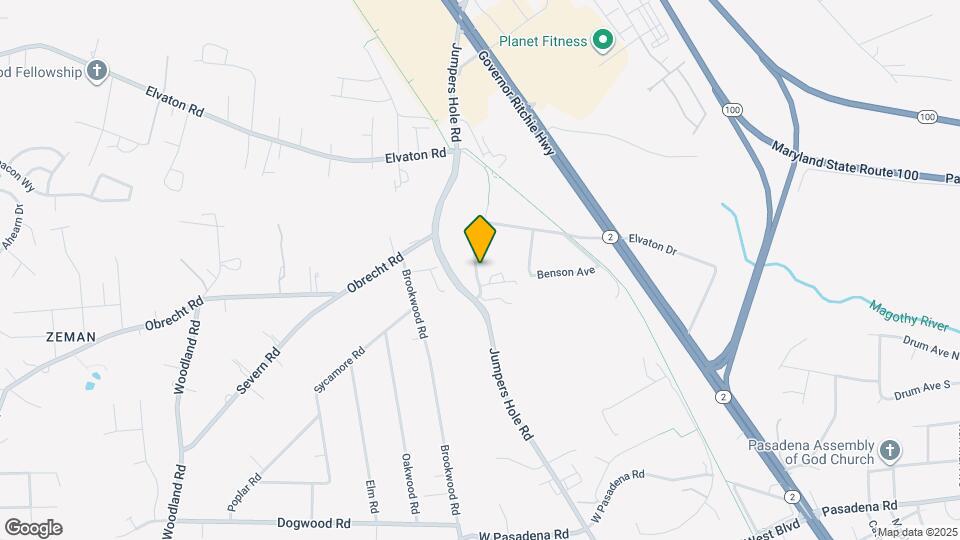 8229 Jumpers Hole Rd Map and Location Details