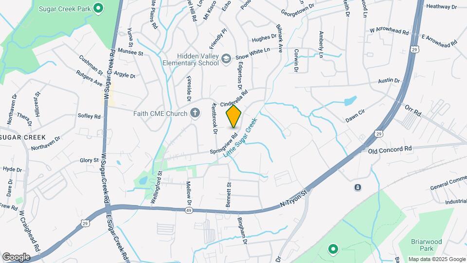 4925 Springview Rd Map and Location Details