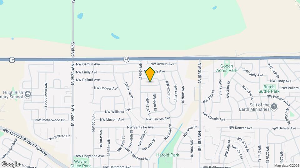 4311 NW Hoover Ave Map and Location Details