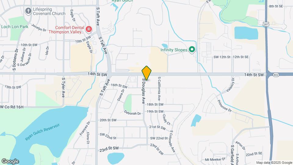 1504 S Douglas Ave Map and Location Details