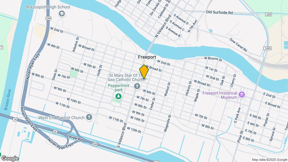 1014 W 5th St Map and Location Details