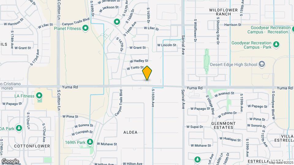 16527 W Maricopa St Map and Location Details