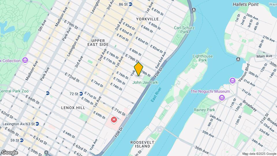 500 E 77th St Map and Location Details