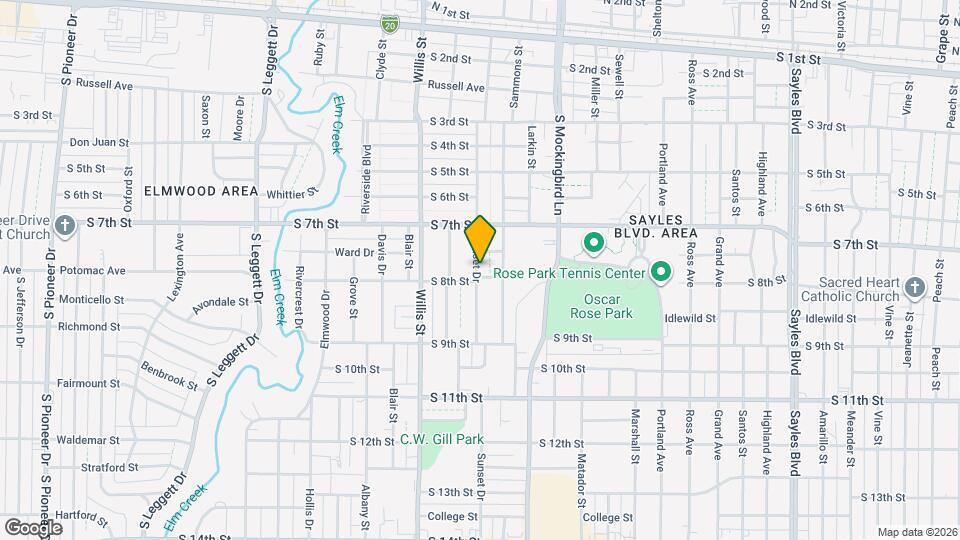 773 Sunset Dr Map and Location Details