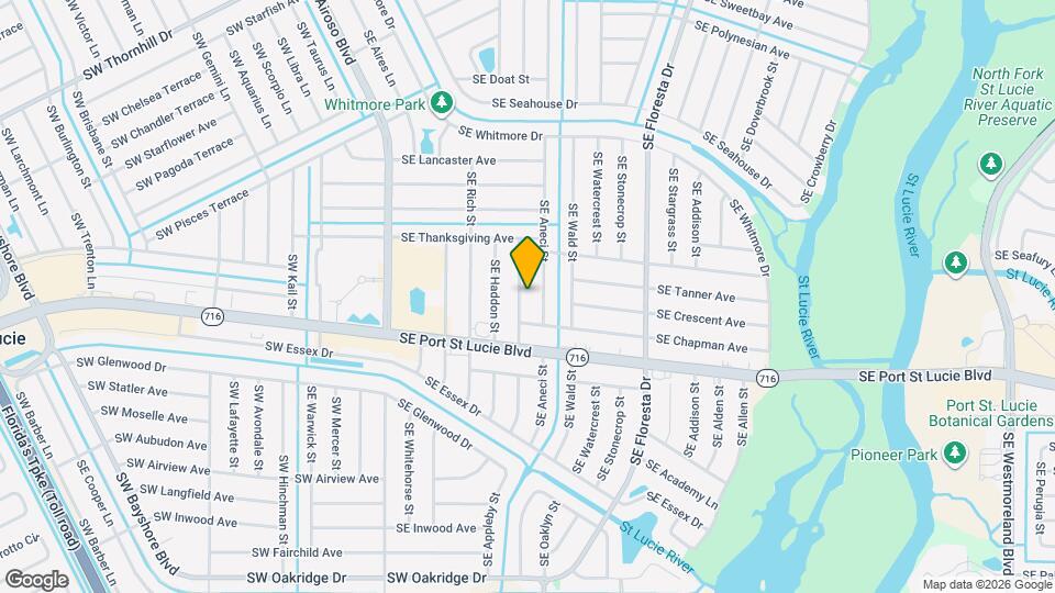 2249 SE Glover St Map and Location Details