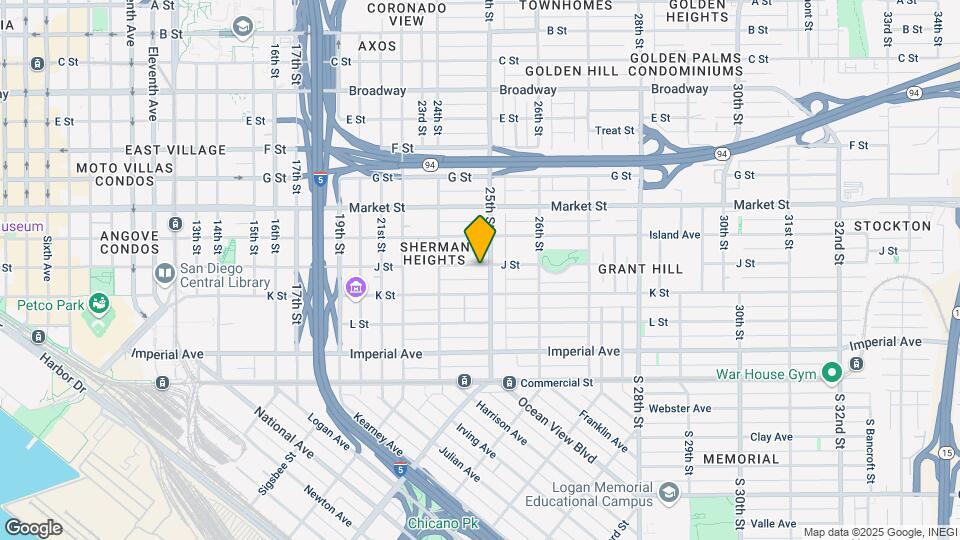 2483-2485 J St Map and Location Details