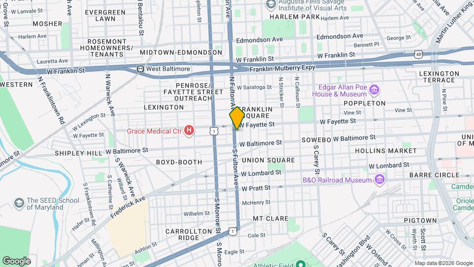 25 N Fulton Ave Map and Location Details