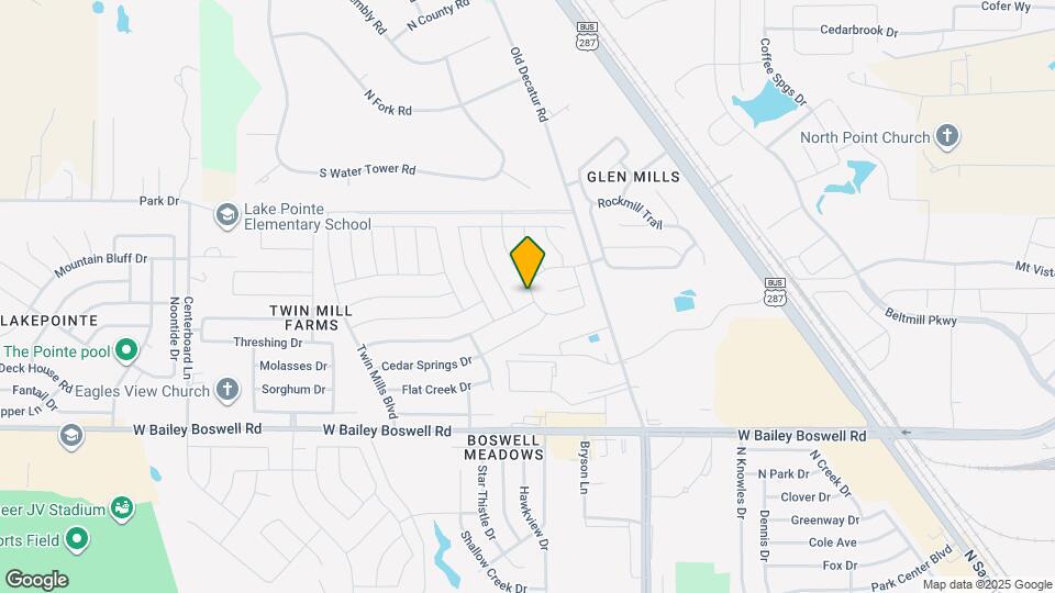 8921 Highland Orchard Dr Map and Location Details