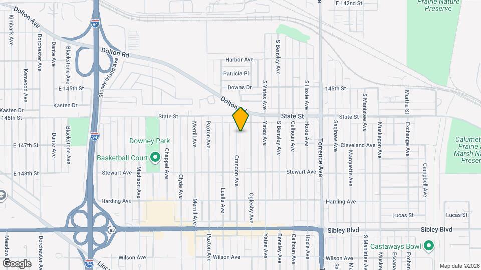 295 Crandon Ave Map and Location Details