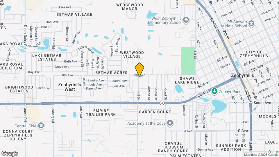 5208 Hill Dr Map and Location Details