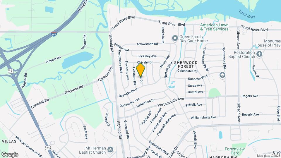 9436 Gisborne Dr Map and Location Details
