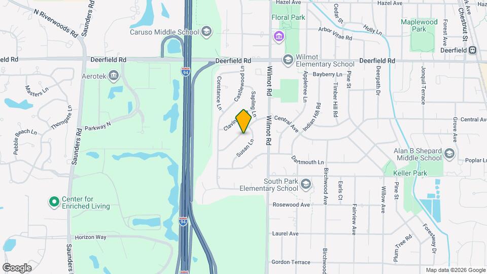 1705 Central Ave Map and Location Details