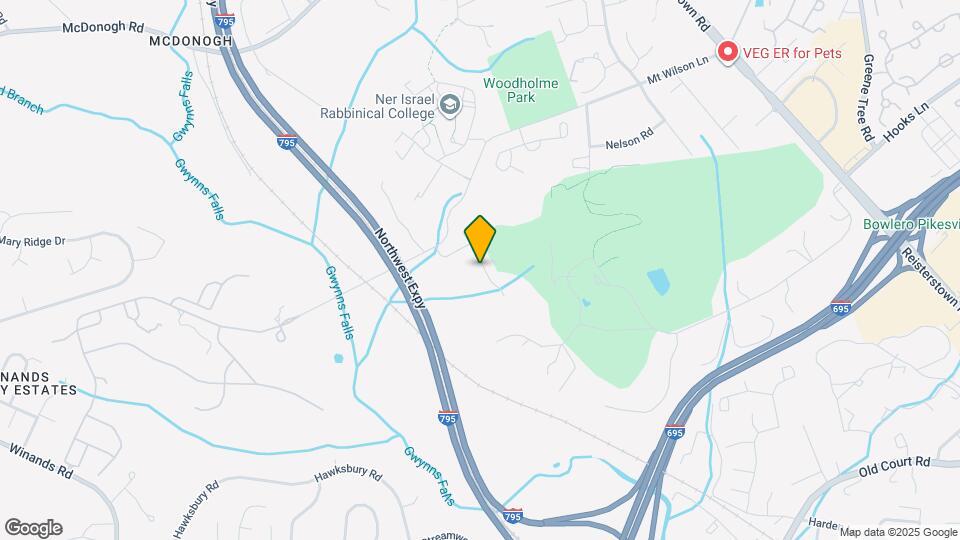 1722 Water Xing Rd Map and Location Details