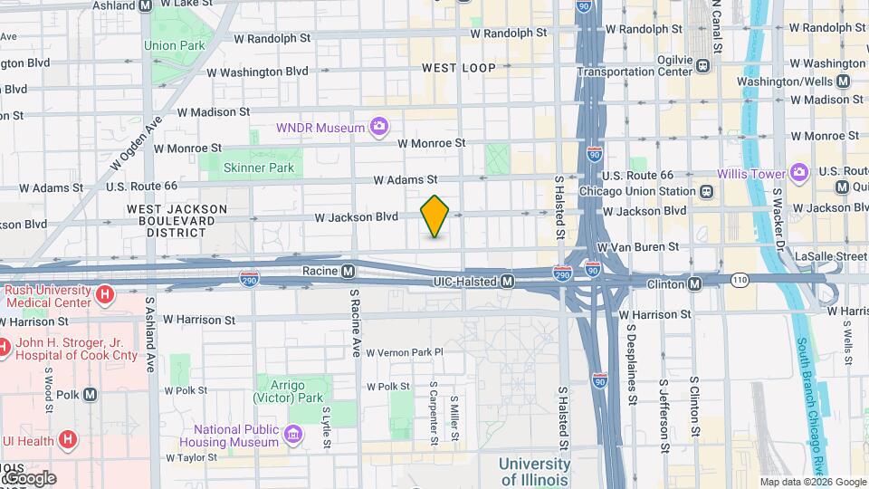 1030 W Van Buren St, Unit 0910 Map and Location Details