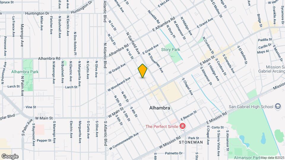 117 N 1st St Map and Location Details