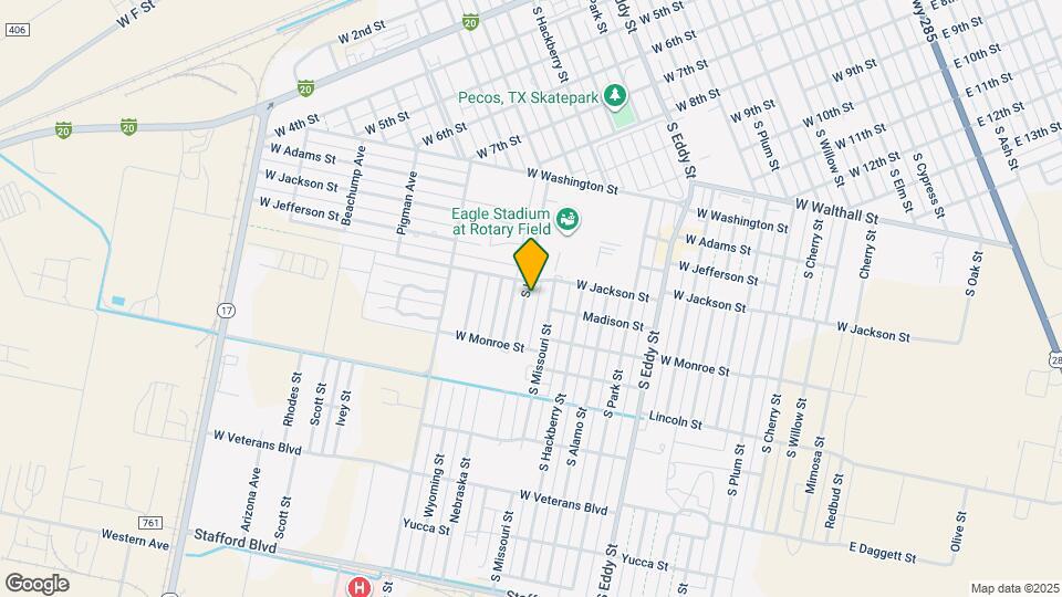 1504 S Iowa St Map and Location Details