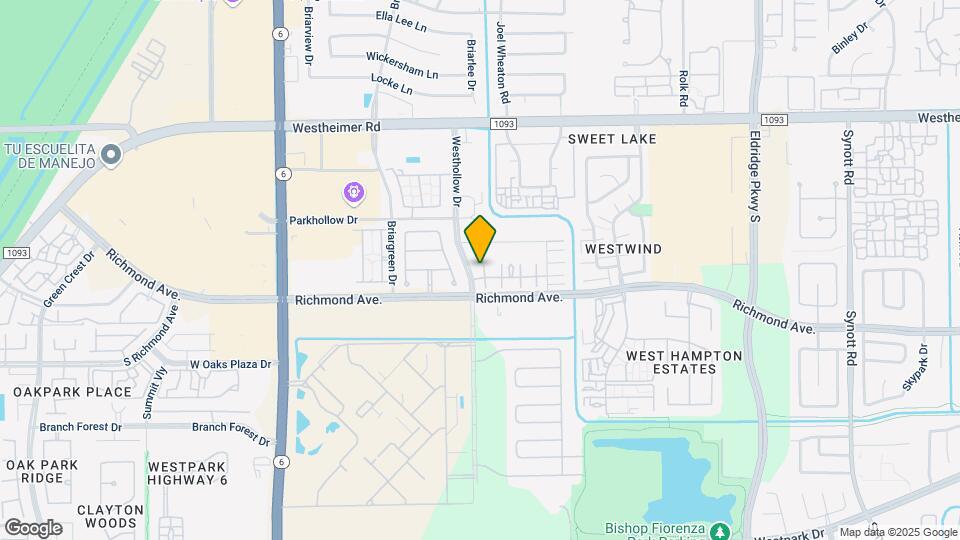 2865 Westhollow Dr Map and Location Details