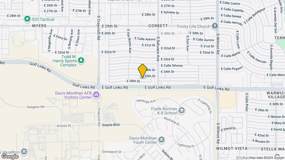 5757 E 36th St Map and Location Details