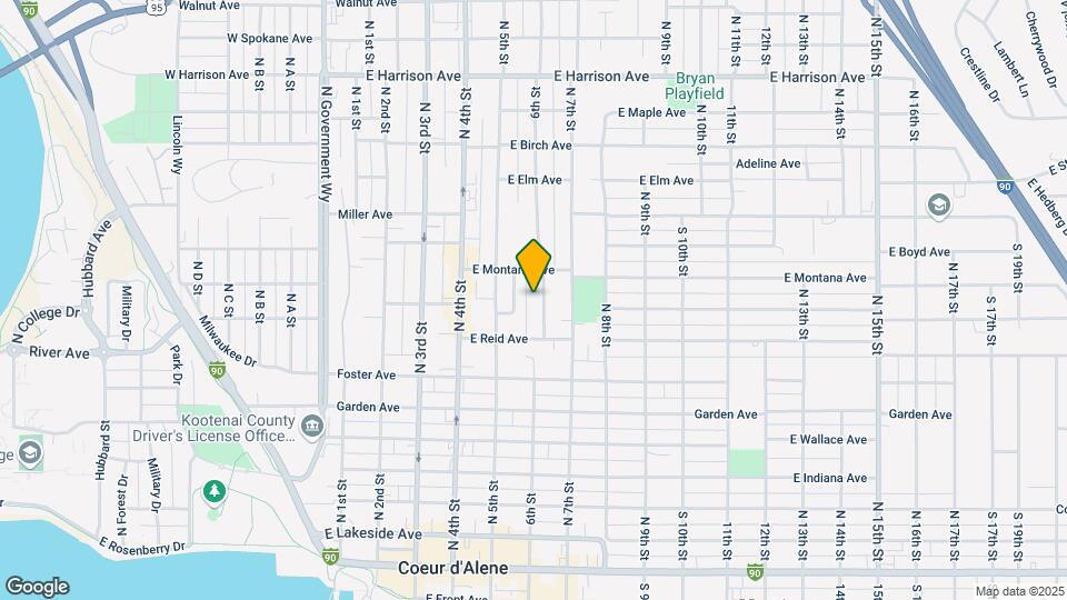 823 6th St Map and Location Details
