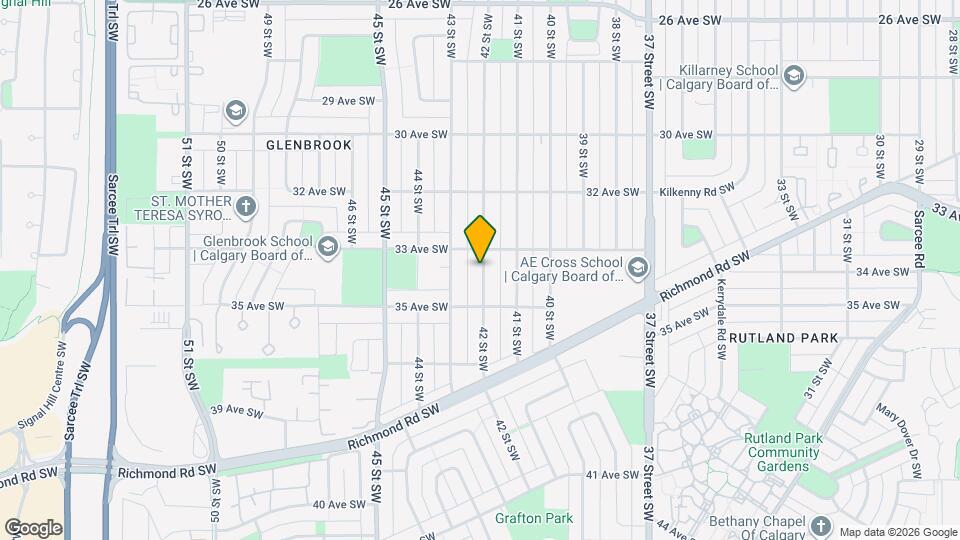 3517 42 St SW Map and Location Details