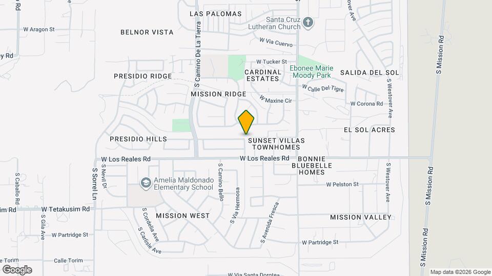 7221 S Camino Alegre Map and Location Details