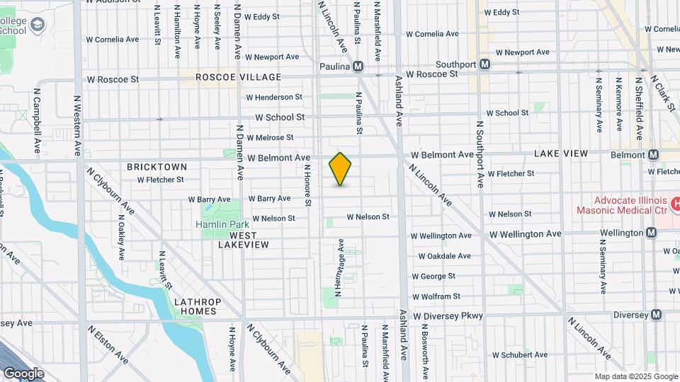 1730 W Barry Ave Map and Location Details