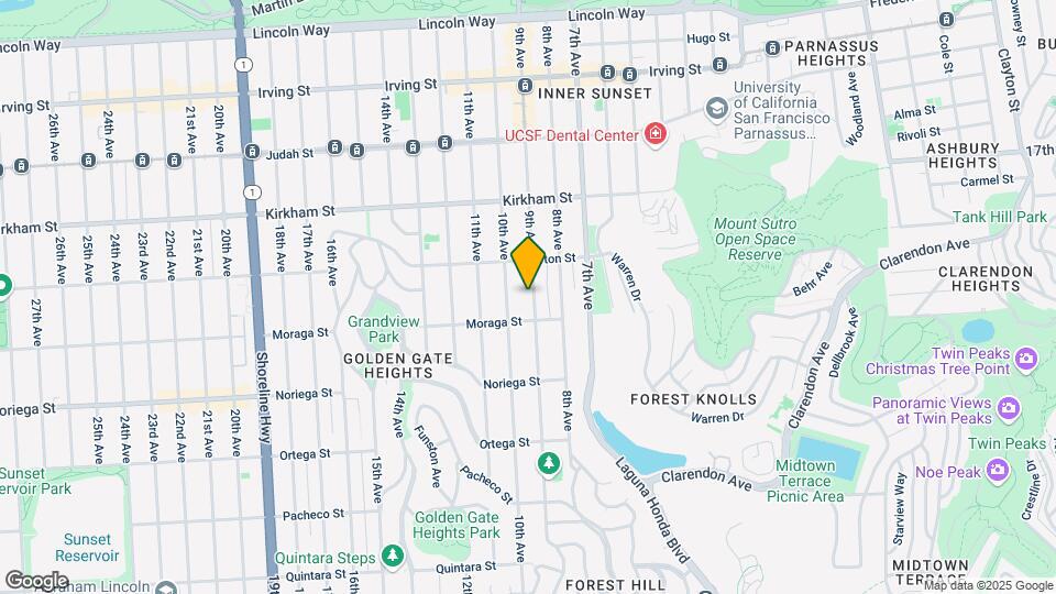 1661-1661 9th Ave Map and Location Details